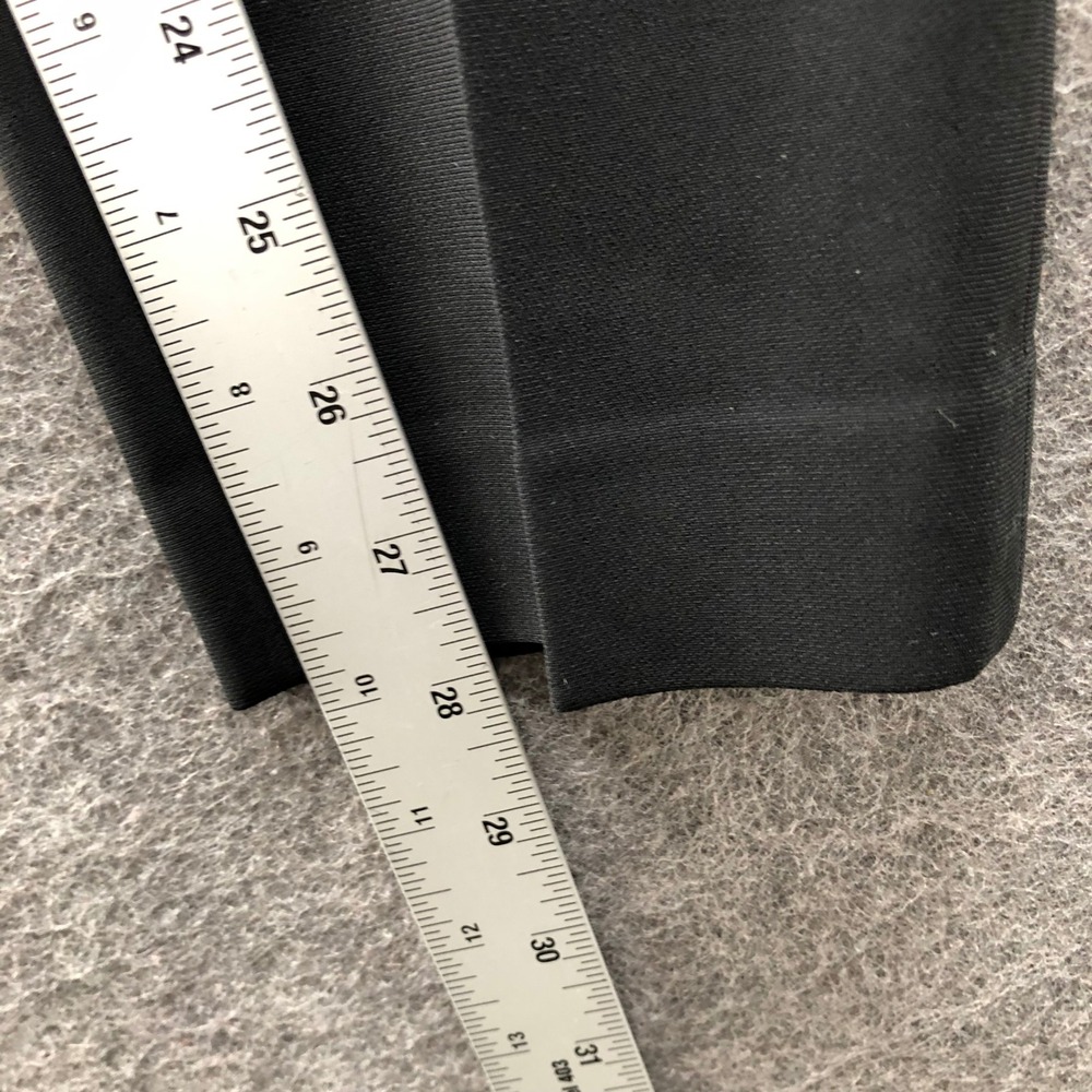 Theory Testra 2B Modern Crepe Dress Pants Womens 00 Black Slim Straight Ankle - Picture 7 of 10